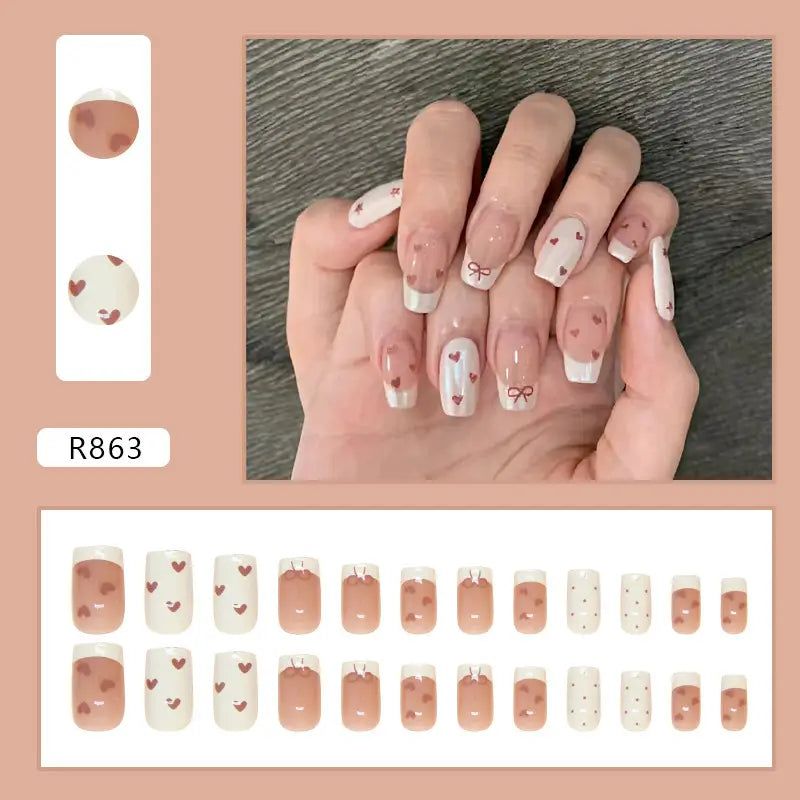 Uñas Press On Valentine’s