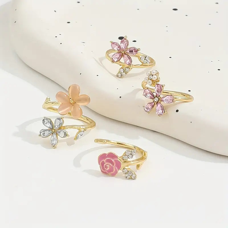 Anillos Blossom Whispers