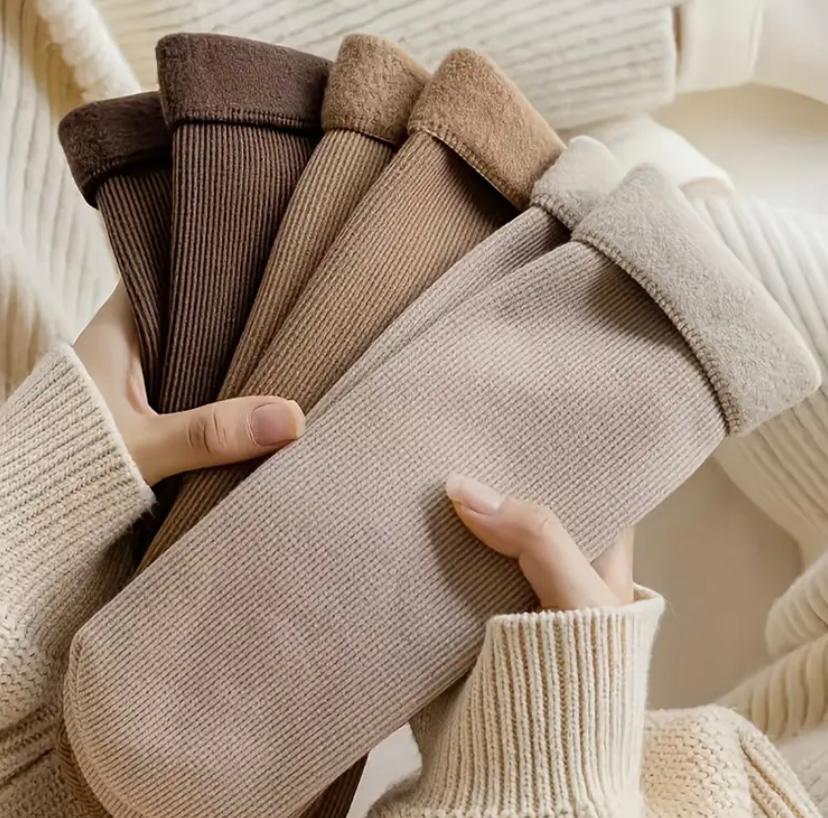 Medias afelpadas de invierno