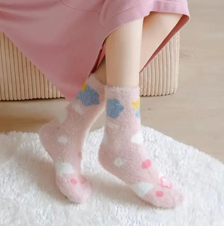 Medias afelpadas kawaii