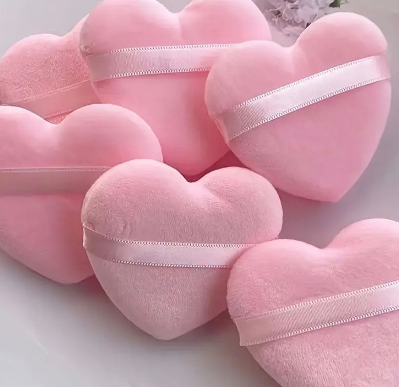 Esponja para polvo Corazón Velvet