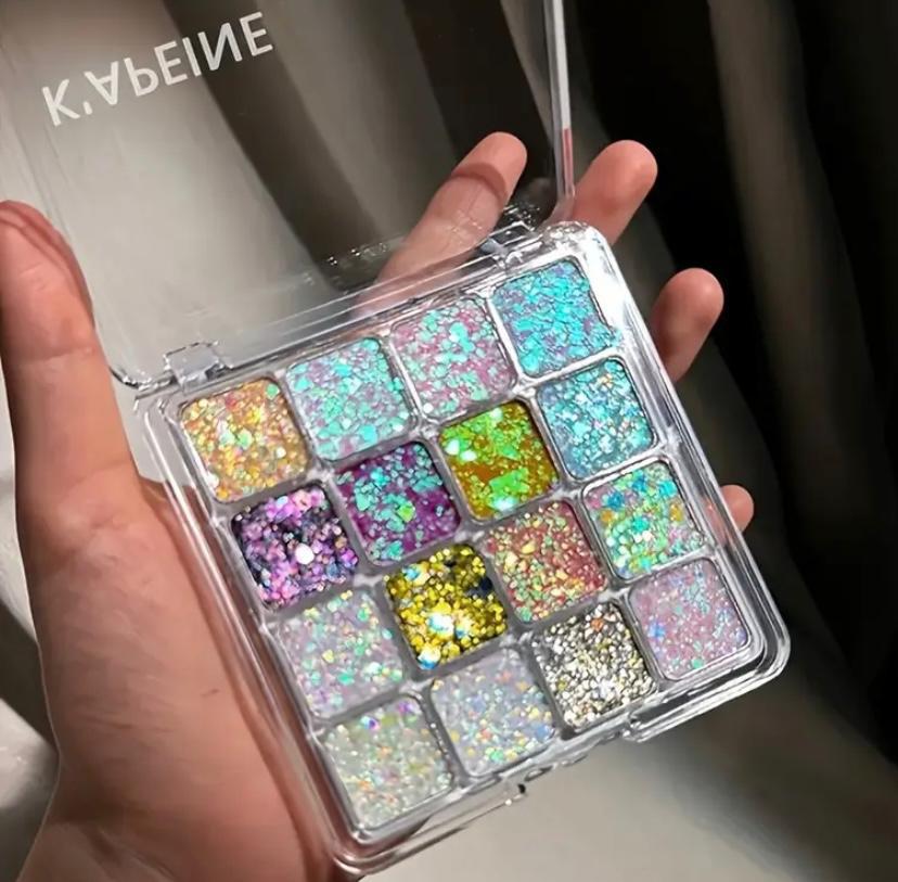 Paleta glitter gel prensado Galaxy Pop