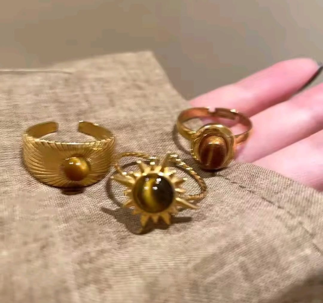Anillos “Golden Eclipse”