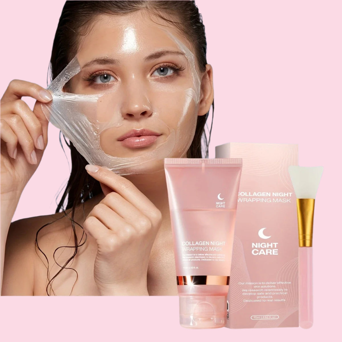 Mascarilla de colageno nocturna Hoygi