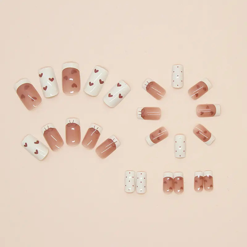 Uñas Press On Valentine’s