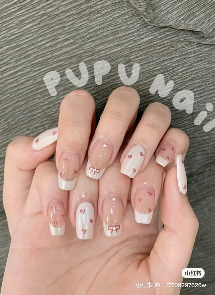 Uñas Press On Valentine’s