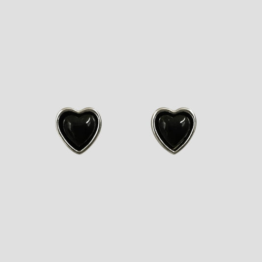 Aretes "Black Velvet Studs" Colección Broken Hearts