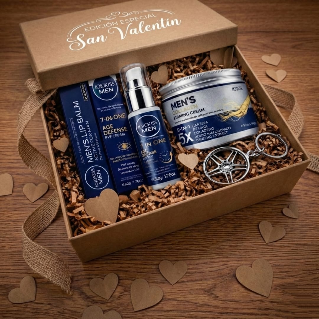 Set Skincare Valentine's Men’s Total Defense + Regalo