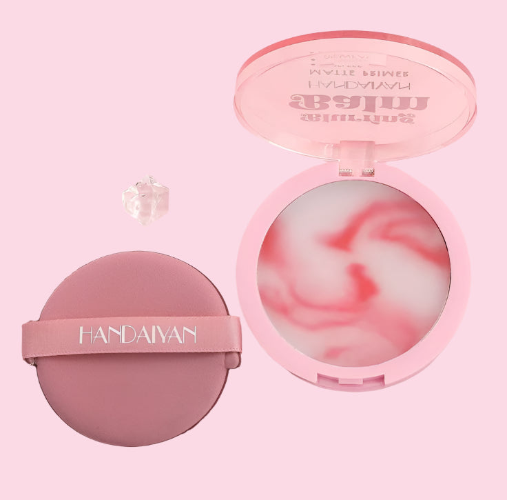 Polvo primer matificador rosa Handaiyan