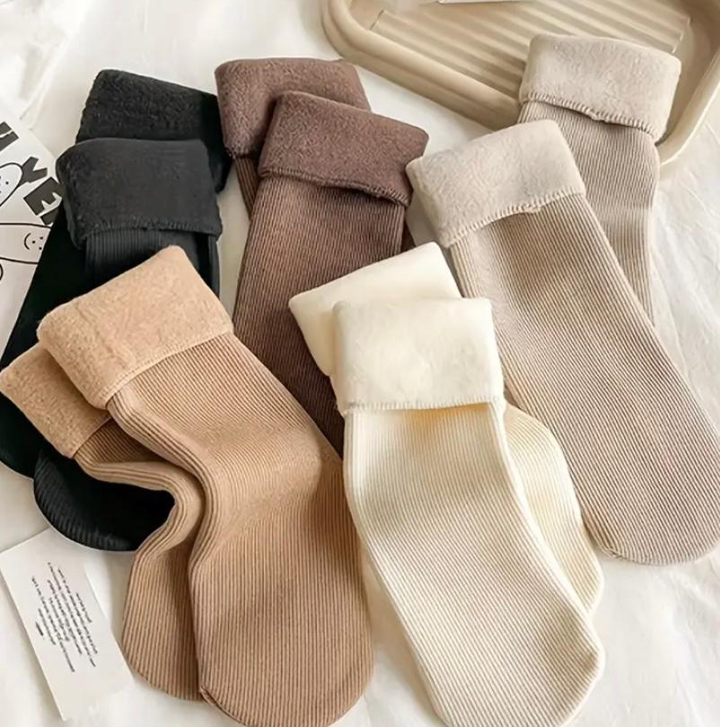 Medias afelpadas de invierno