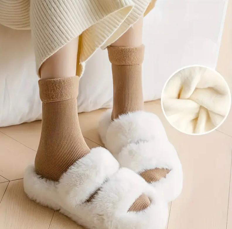 Medias afelpadas de invierno