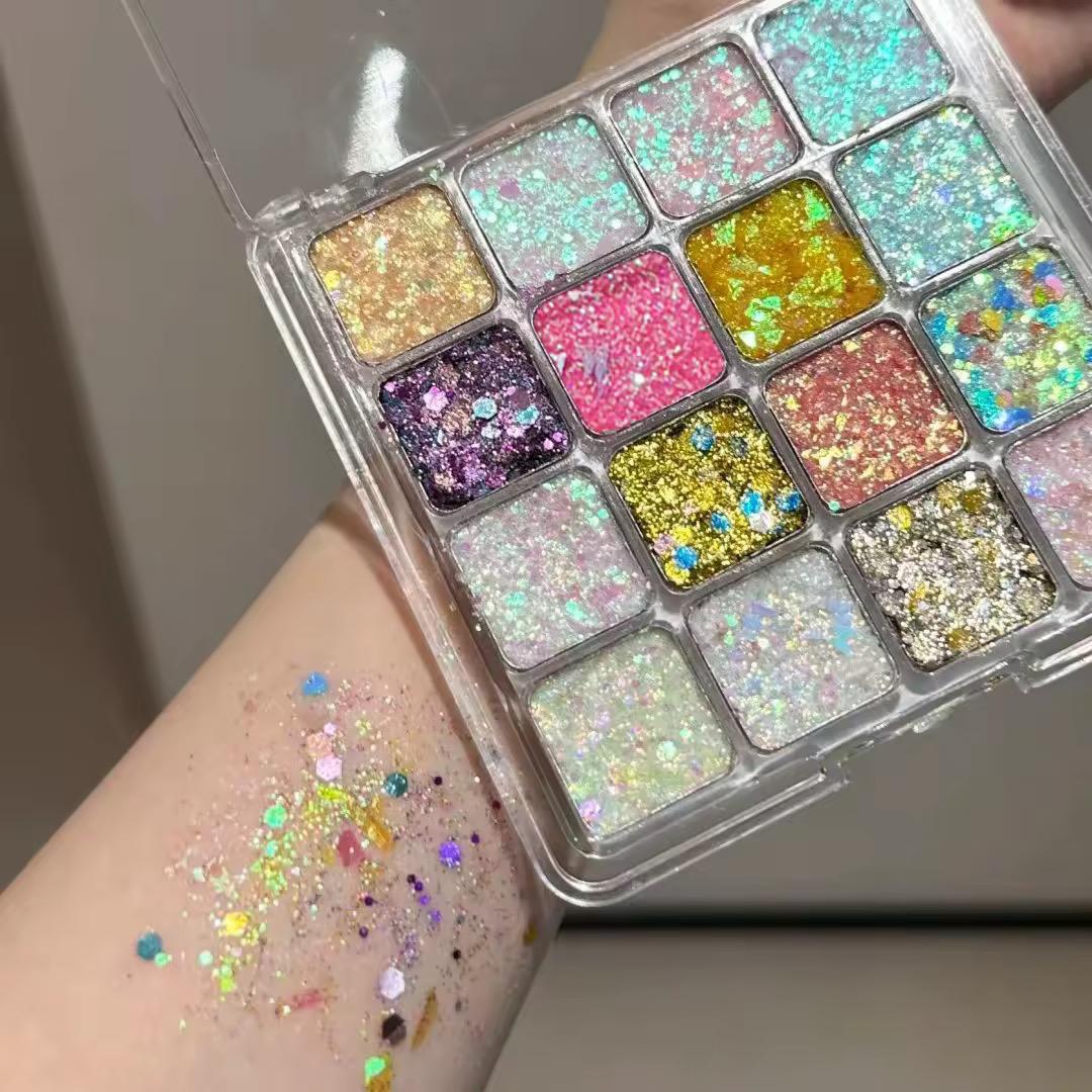Paleta glitter gel prensado Galaxy Pop