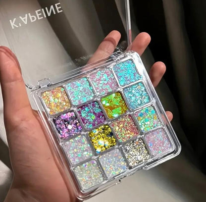 Paleta glitter gel prensado Galaxy Pop