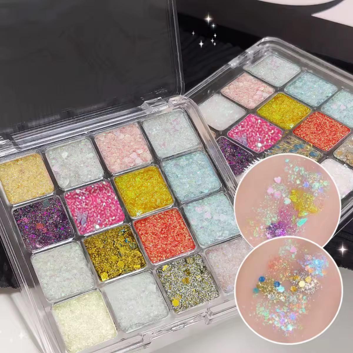 Paleta glitter gel prensado Galaxy Pop