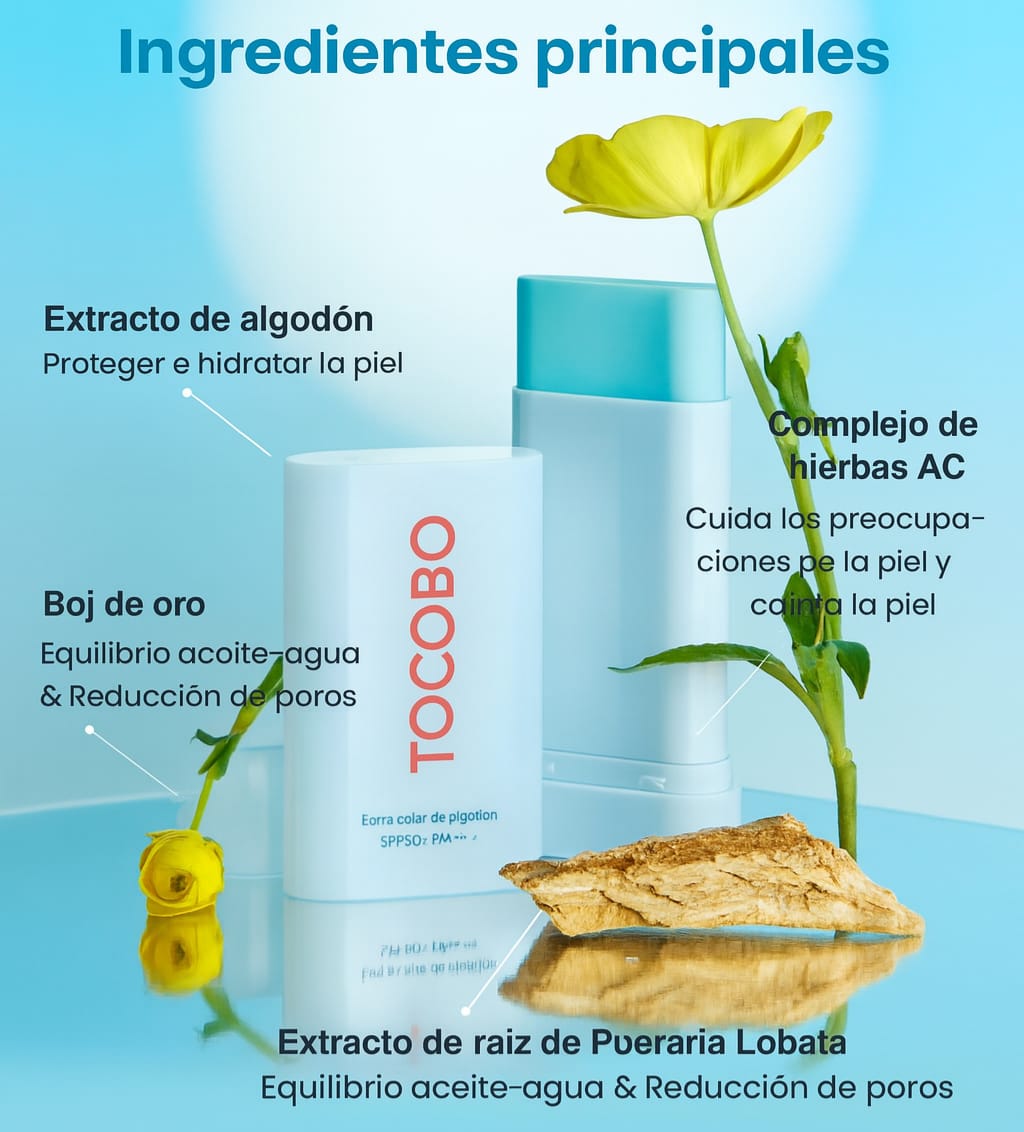 Bloqueador en barra Cotton Soft Tocobo