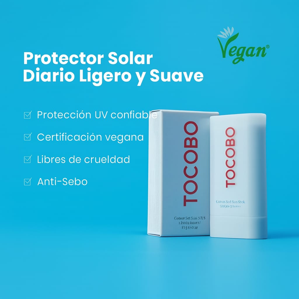 Bloqueador en barra Cotton Soft Tocobo