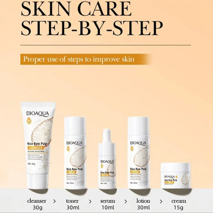 Set Skincare Rice Raw Pulp BIOAQUA