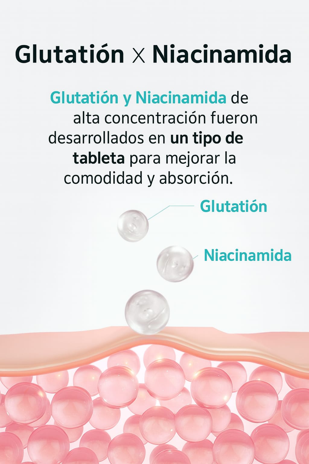 Tabletas Glutathione + Niacinamide APLB