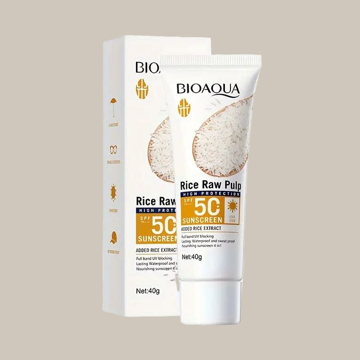 Bloqueador Rice Raw Pulp SPF 50+ BIOAQUA