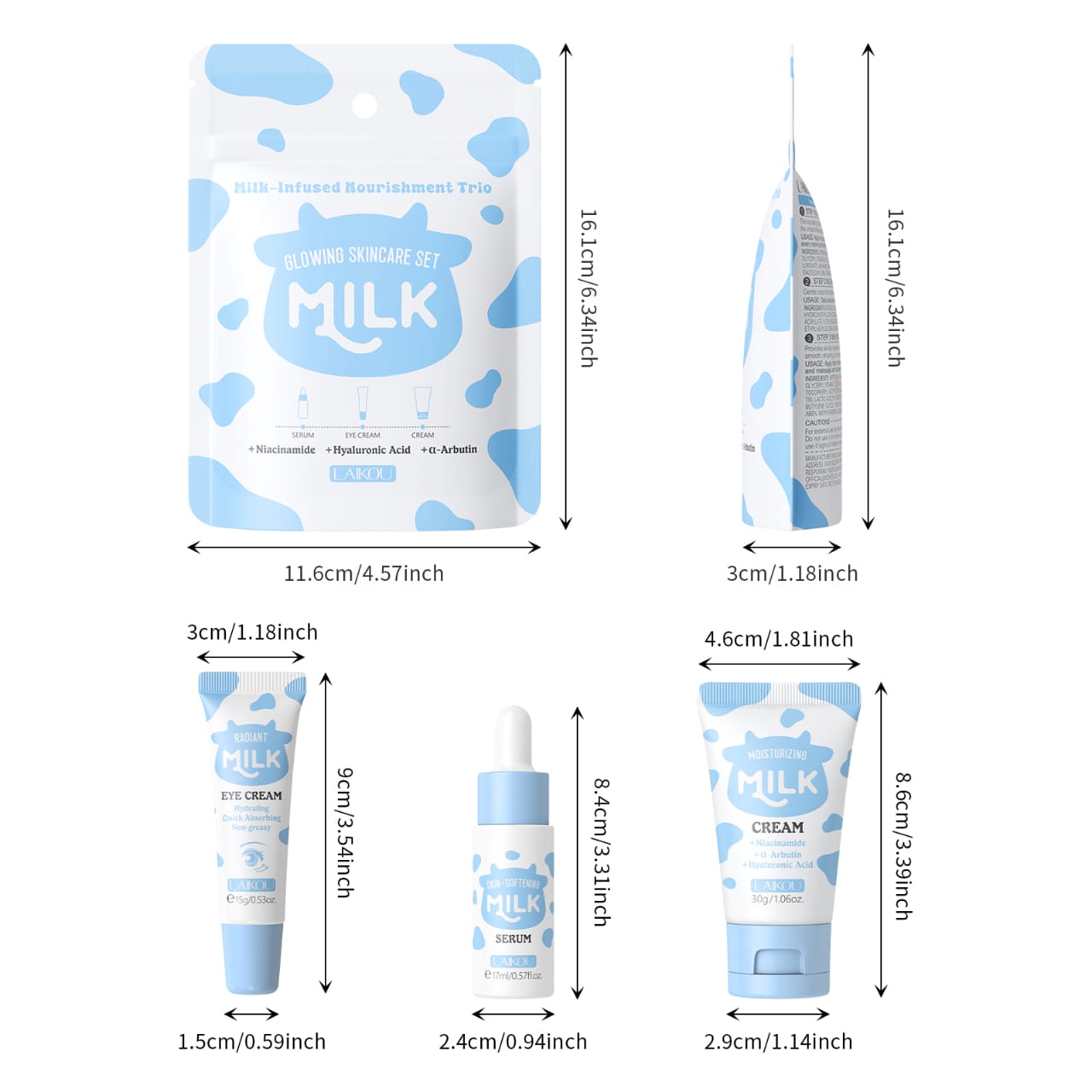 Set Skincare Milk Laikou