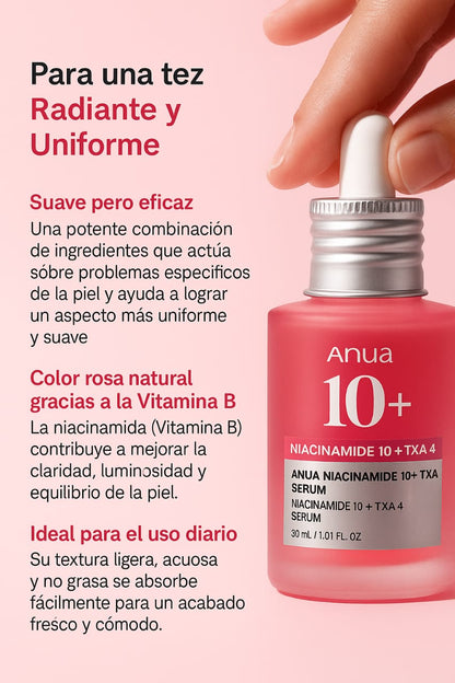Serum Brightening Niacinamide 10%  TXA 4% Anua