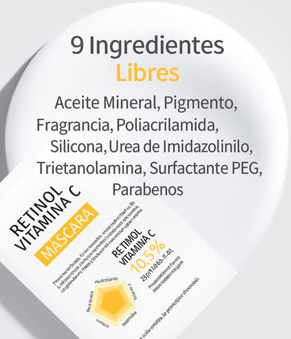 Mascarilla Retinol Vitamin C & E APLB
