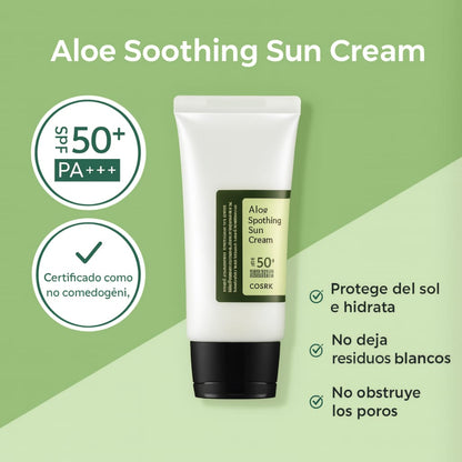 Bloqueador Aloe Soothing SPF50+ PA+++ COSRX
