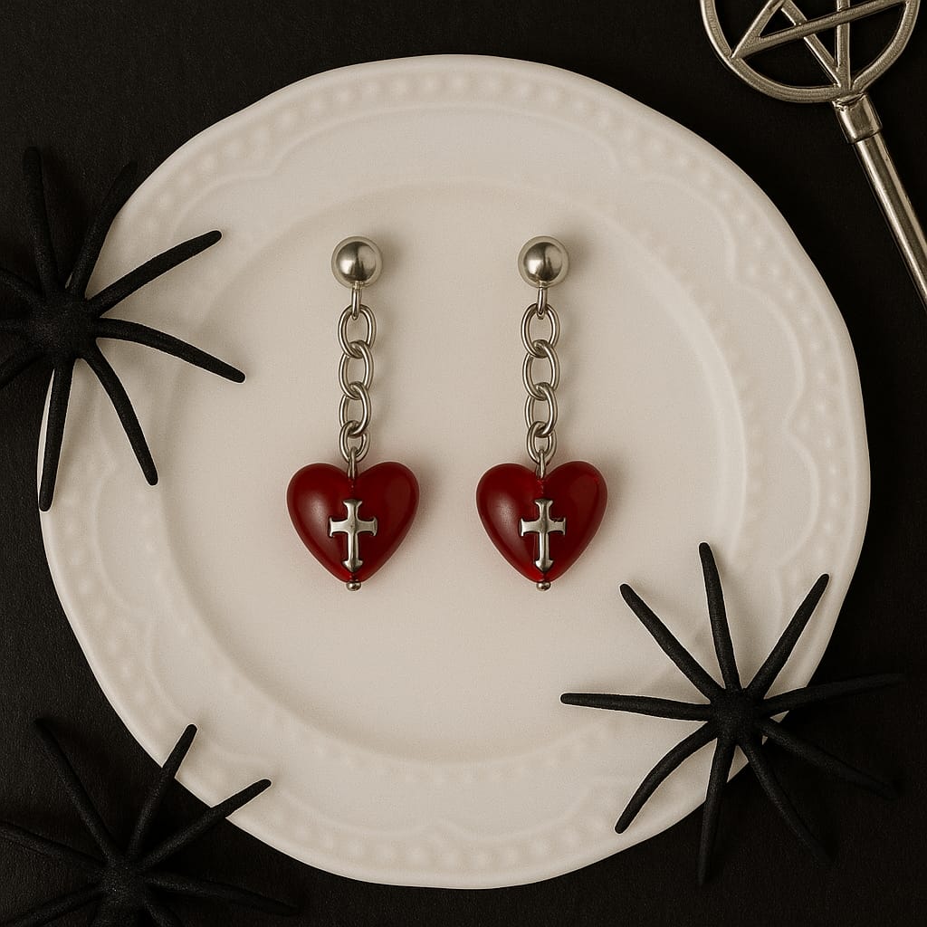 Aretes "Holy Damage" Colección Broken Hearts