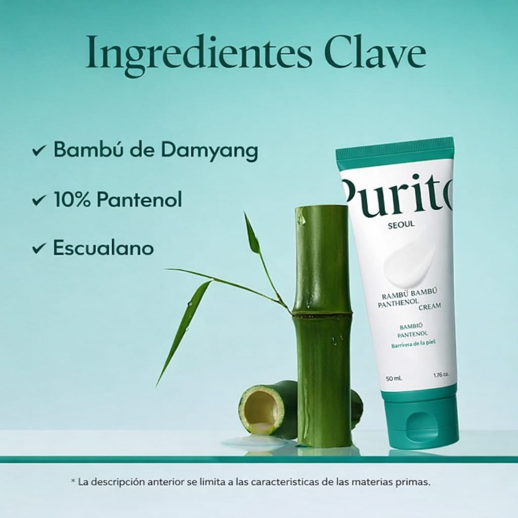 Crema Mighty Bamboo Panthenol Purito