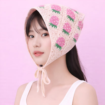 Bandana Crochet Strawberry Jennie