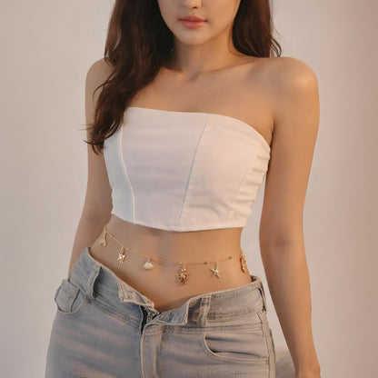 Cinturilla Cadena Sea Charms