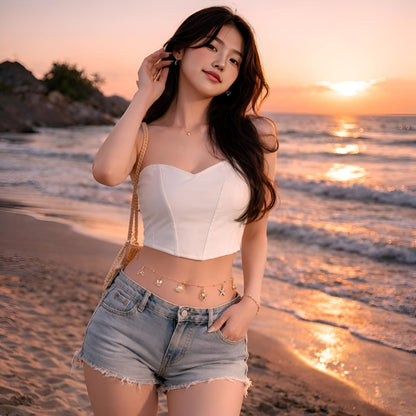 Cinturilla Cadena Sea Charms