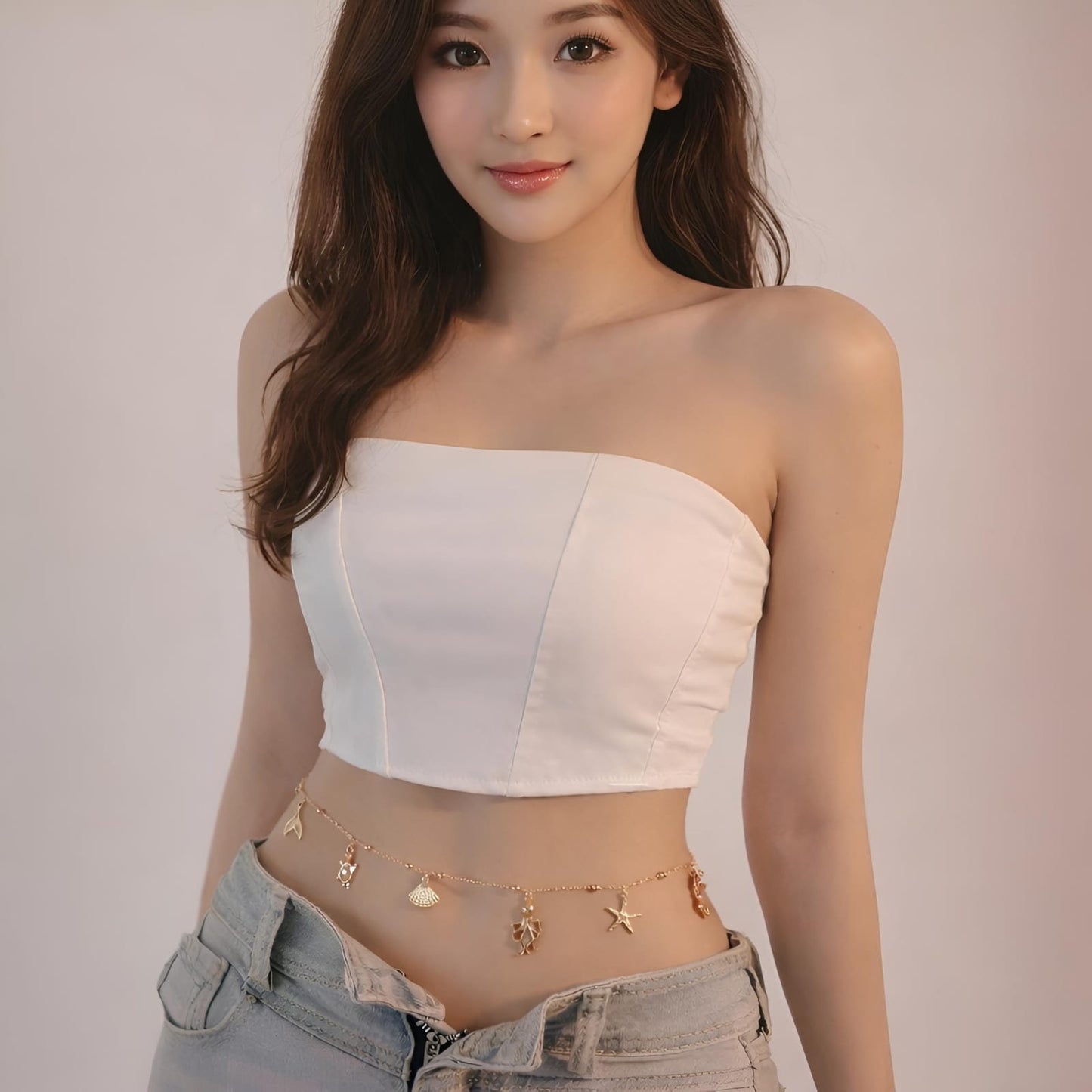 Cinturilla Cadena Sea Charms