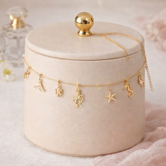 Cinturilla Cadena Sea Charms