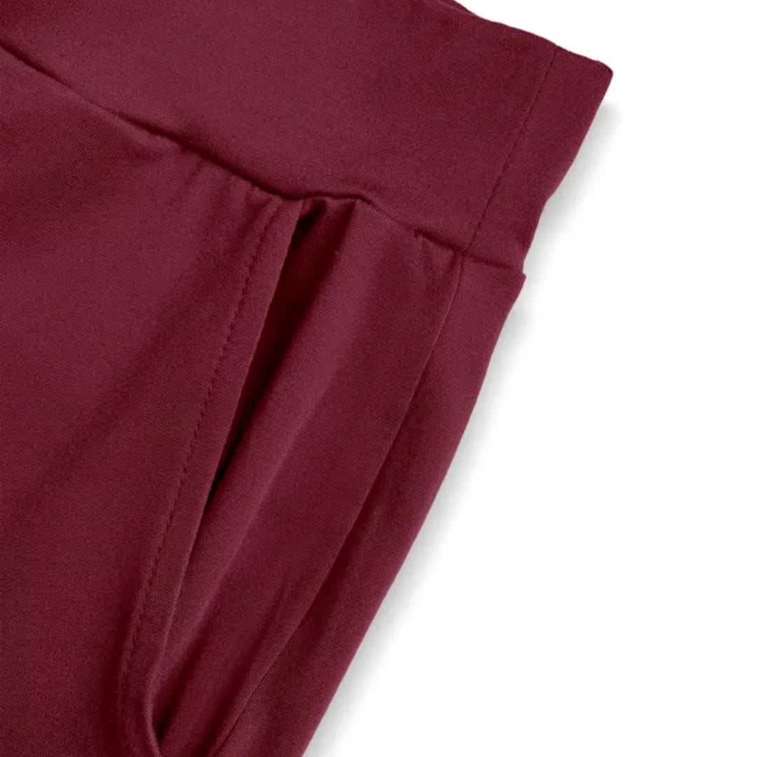 Pantalon Flare Wine Escarlata