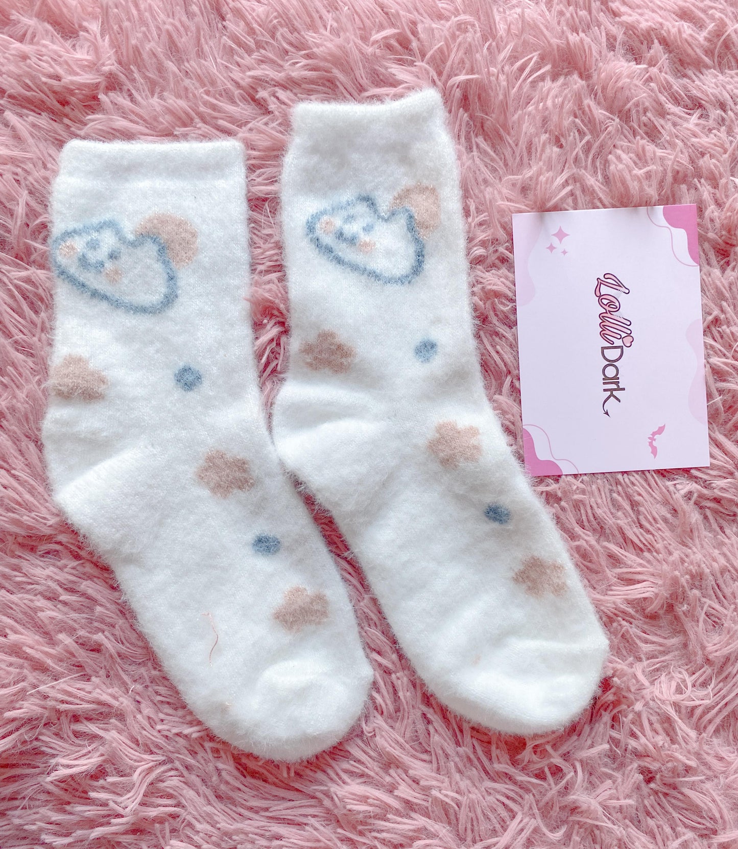 Medias afelpadas kawaii