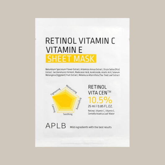 Mascarilla Retinol Vitamin C & E APLB