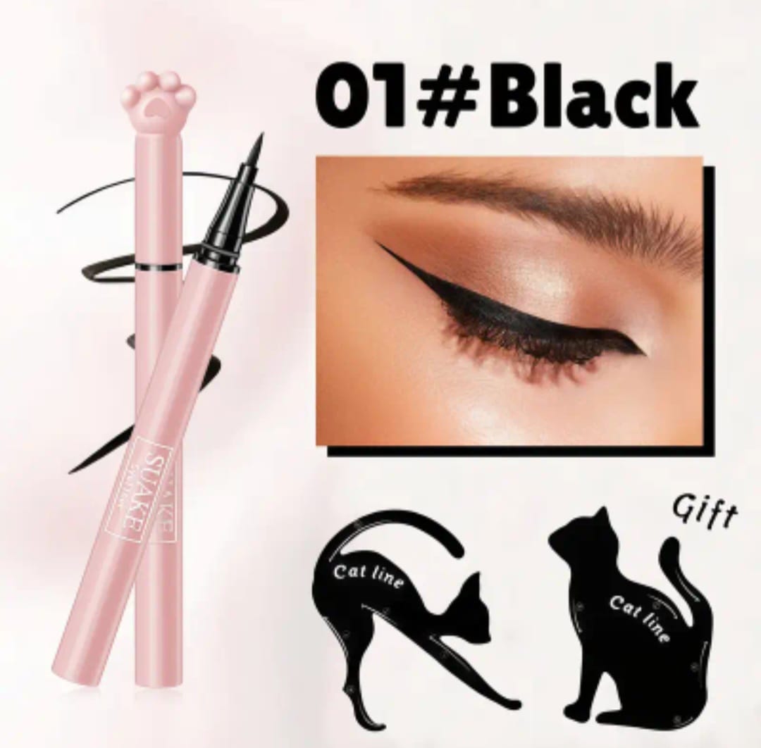 Delineador negro plumón Cat Paw