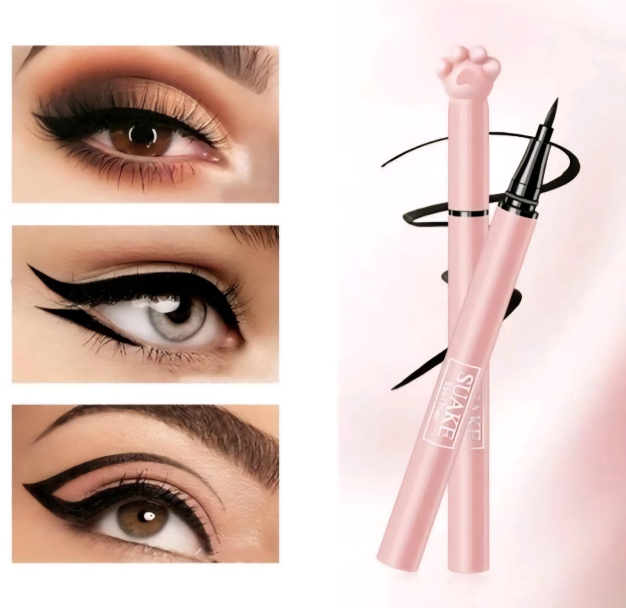 Delineador negro plumón Cat Paw