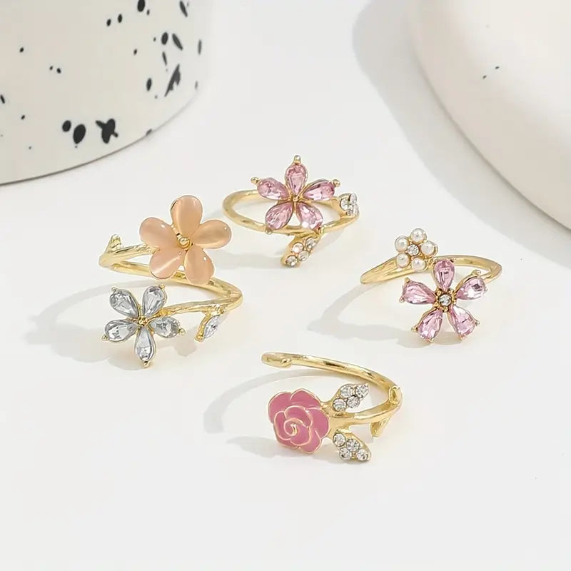 Anillos Blossom Whispers