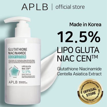 Crema corporal Glutathione & Niacinamide Glow APLB